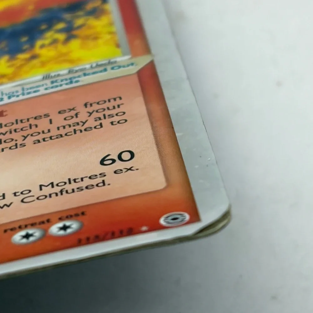 Pokemon Moltres ex 115/112 EX FireRed LeafGreen Secret Rare Holo 2004 Card